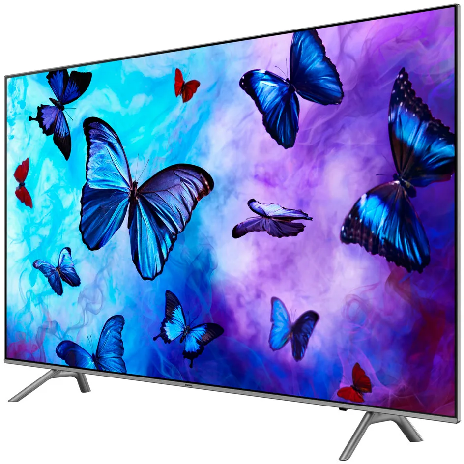 Телевизор Samsung 49" серия Q 4K Smart QLED TV 2018 Q6F серый — вид 2