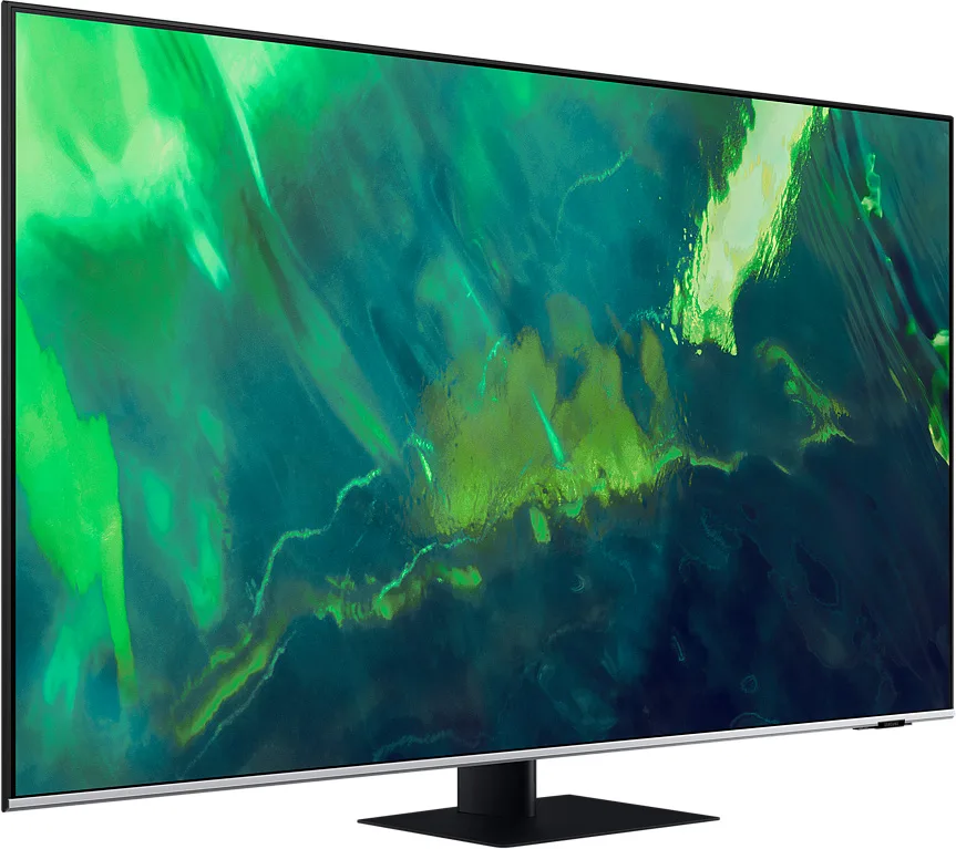 Телевизор Samsung 55" серия 7 QLED 4K Smart TV 2021 Q77A черный — вид 3