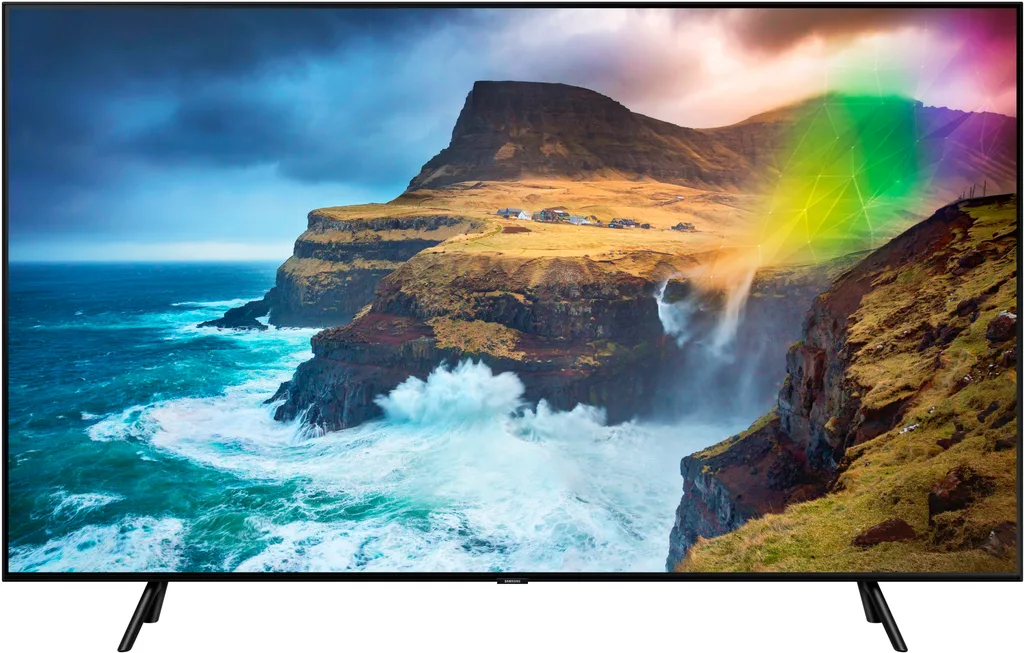 Телевизор Samsung 55" 4К смарт 4К, Процессор Crystal, Смарт-ТВ (2024) QE55Q77RAUXRU
