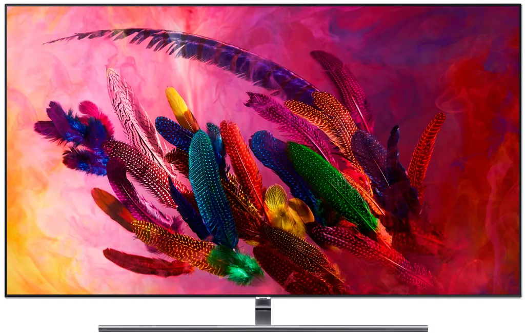 Телевизор Samsung 55" QLED Q7F 4К, Процессор Quantum, Смарт-ТВ (2024) QE55Q7FNAUXRU