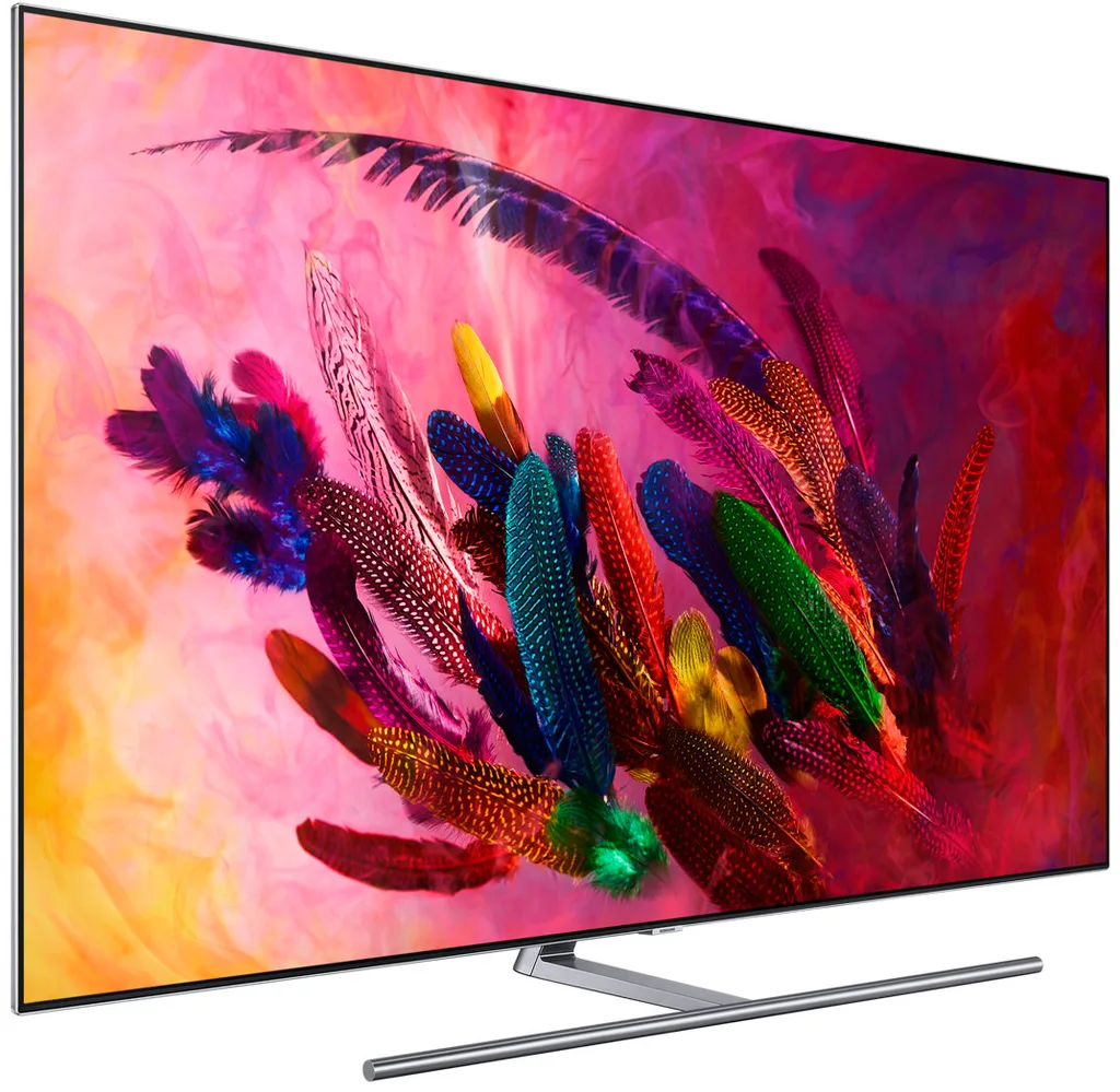 Телевизор Samsung 55" серия Q Q7F 4K Smart QLED TV 2018 серый — вид 3
