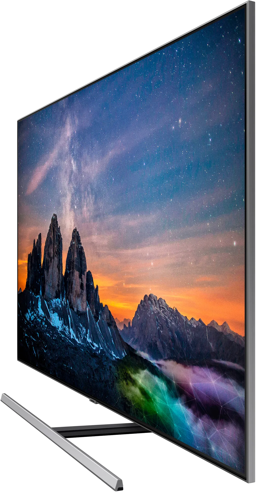 Телевизор Samsung 55" серия Q 4K Smart QLED TV 2019 Q80R серебряный — вид 5