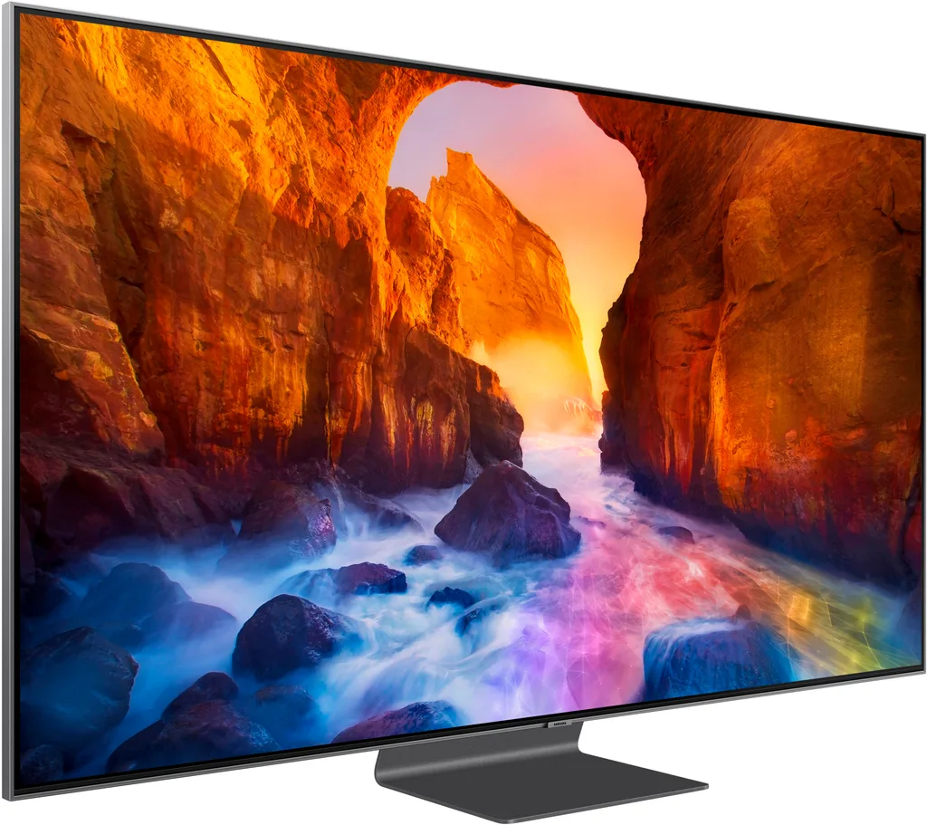 Телевизор Samsung 55" серия 9 4K Smart QLED TV 2019 Q90R серебряный — вид 2