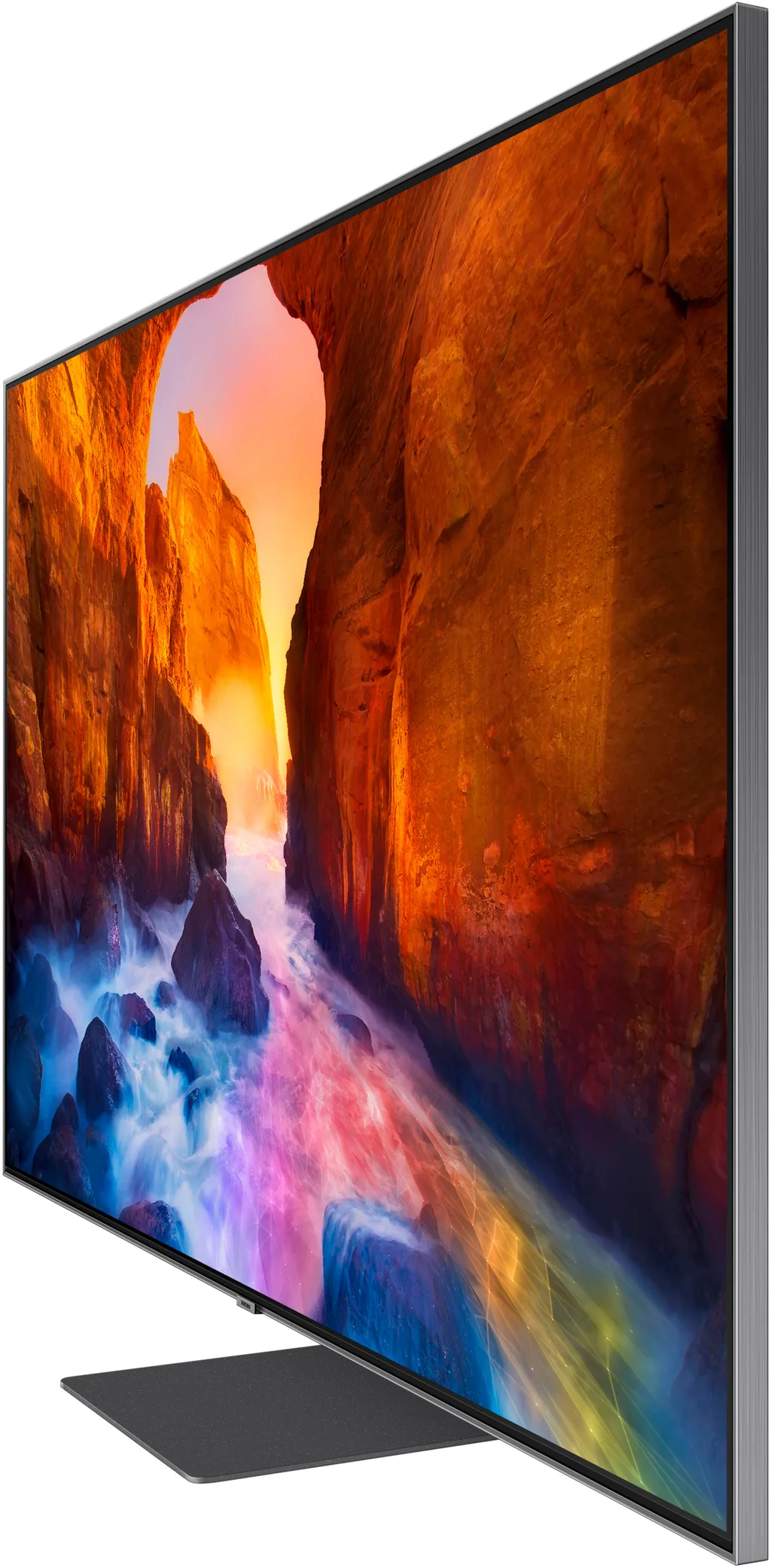 Телевизор Samsung 55" серия 9 4K Smart QLED TV 2019 Q90R серебряный — вид 4