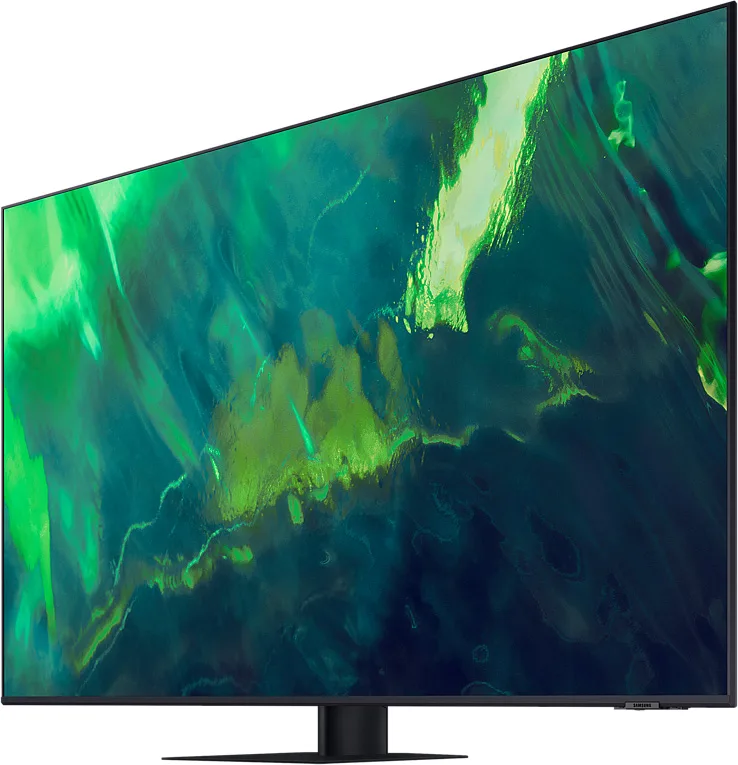 Телевизор Samsung 65" серия 7 QLED 4K Smart TV 2021 Q70A серый — вид 4