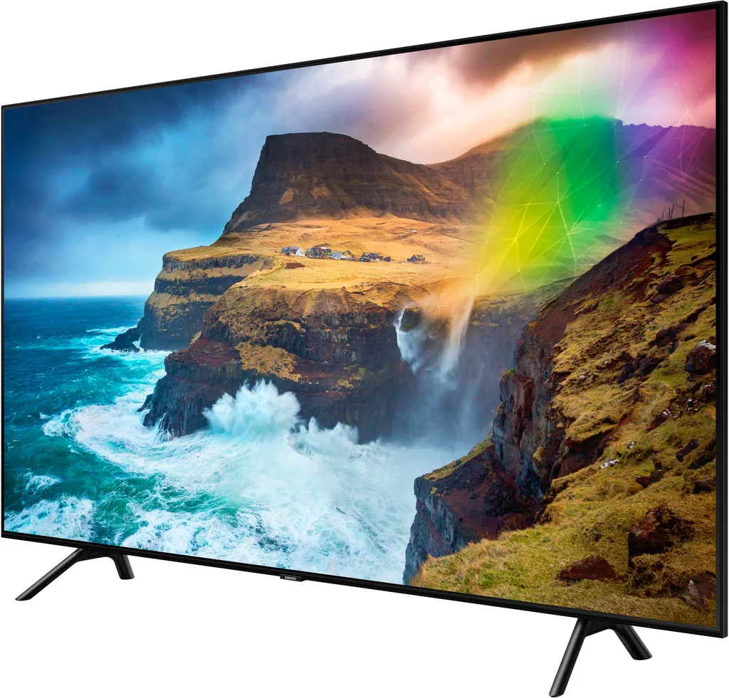 Телевизор Samsung 65" серия 7 4K Smart QLED TV 2019 Q77R черный — вид 2