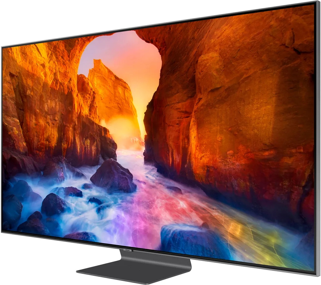Телевизор Samsung 65" серия 9 4K Smart QLED TV 2019 Q90R серебряный — вид 3