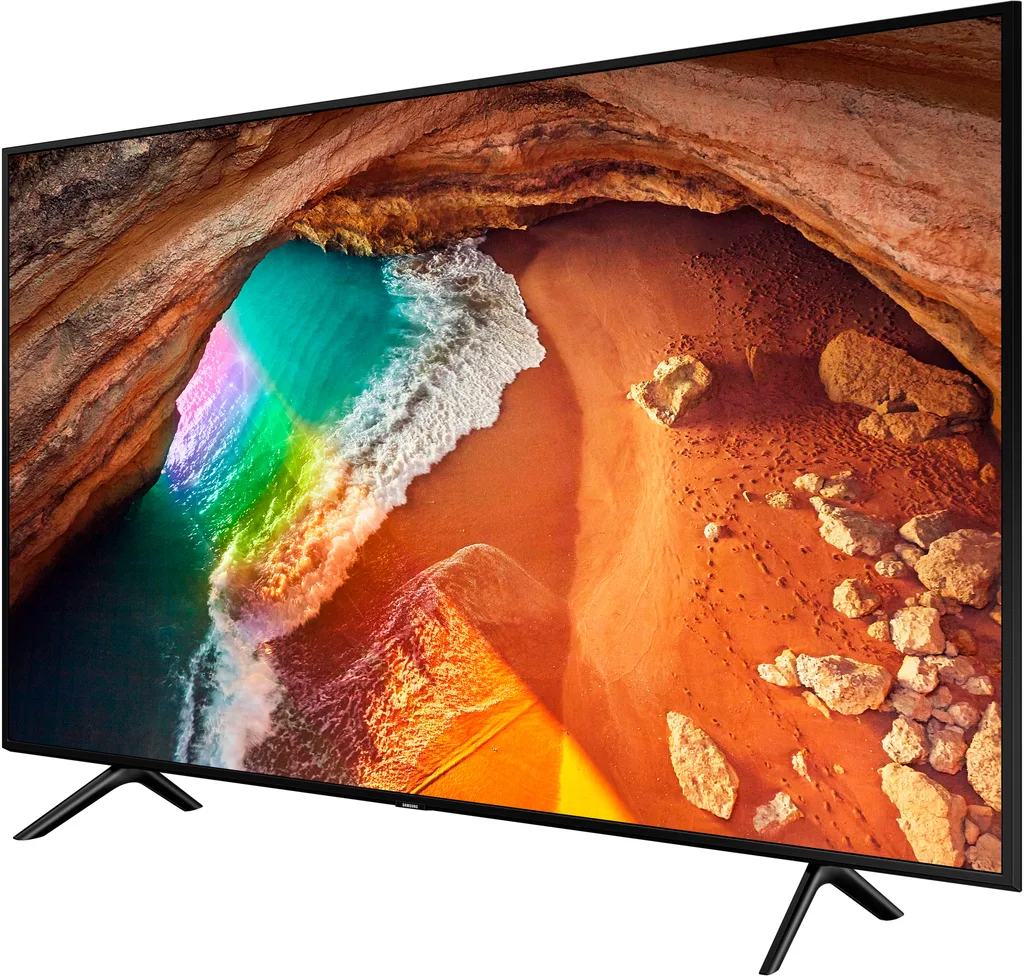 Телевизор Samsung 75" серия 6 4K Smart QLED TV 2019 Q60R черный — вид 3