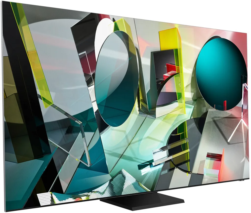 Телевизор Samsung 75" серия Q 8K Smart QLED TV 2020 Q900T серебристый — вид 3