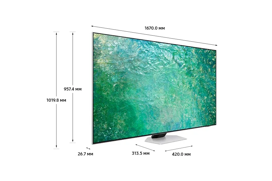 Телевизор Samsung 75" Neo QLED 4K QN85C черный — вид 4