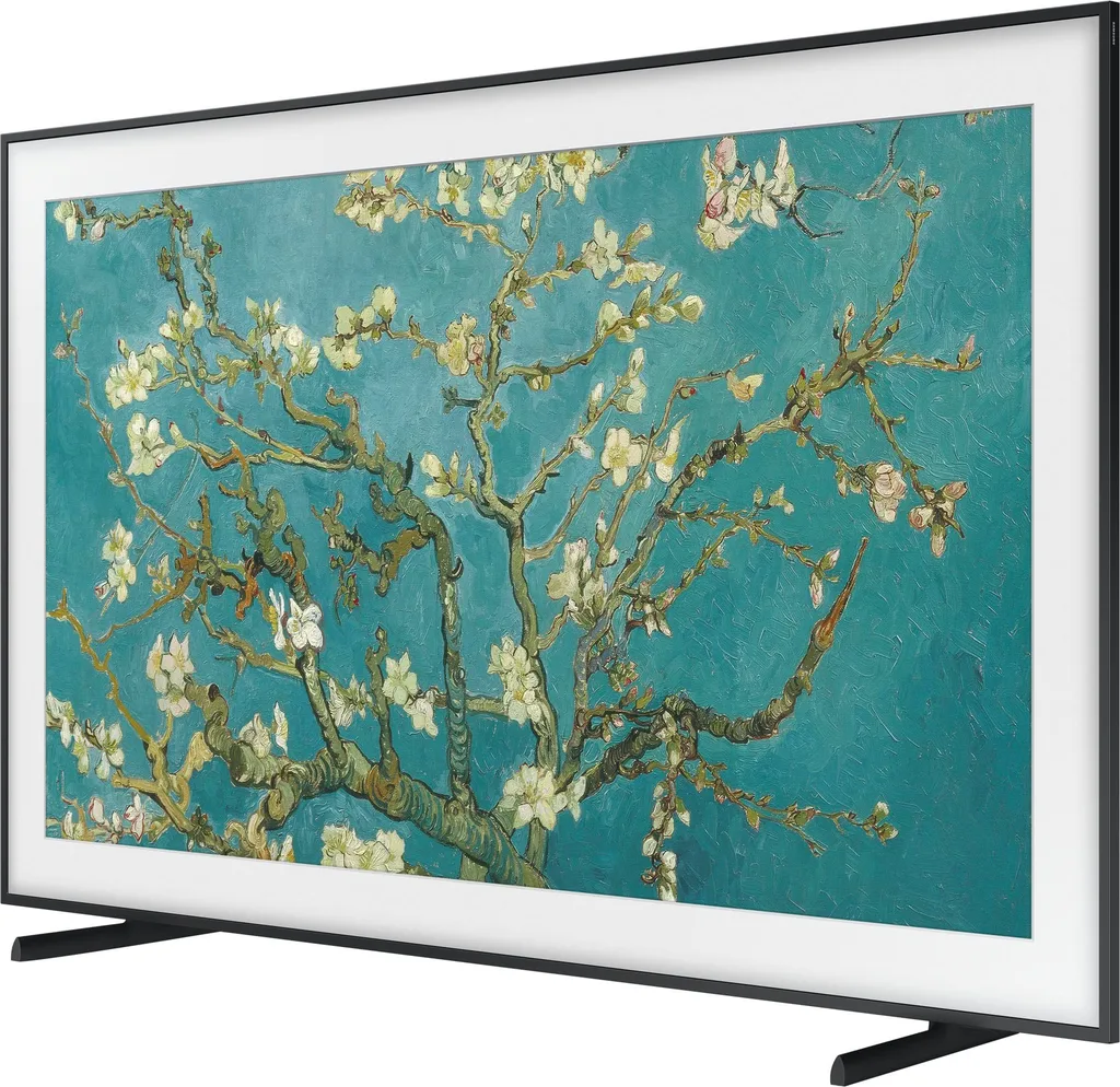 Телевизор Samsung 85" QLED The Frame 4K LS03B черный — вид 3