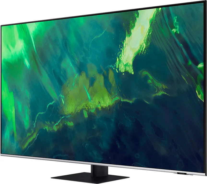 Телевизор Samsung 85" серия 7 QLED 4K Smart TV 2021 Q77A черный — вид 2