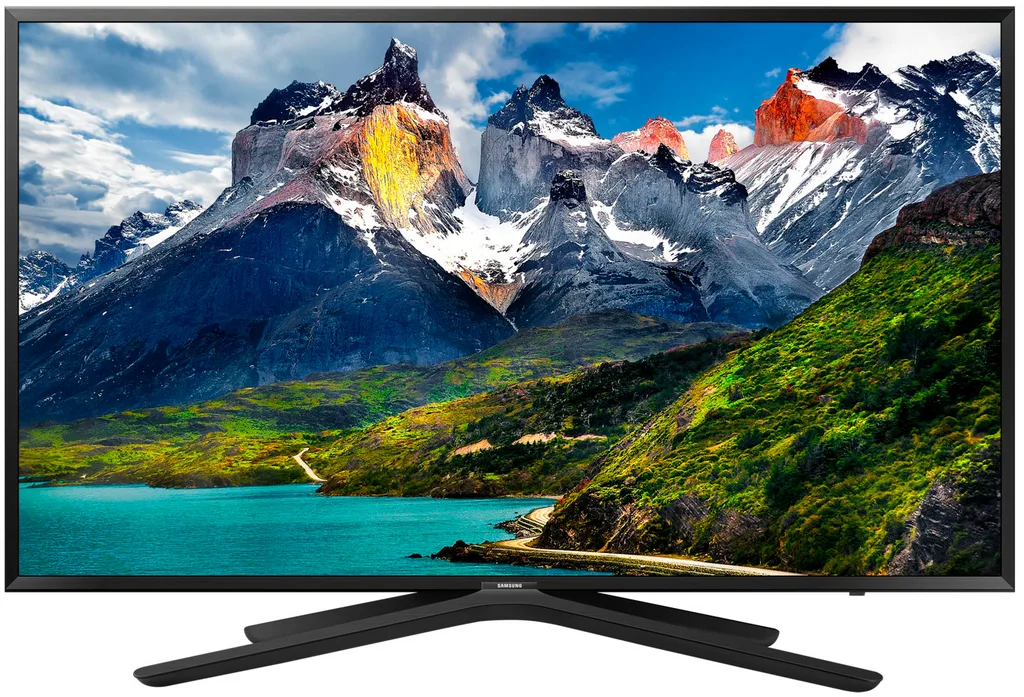 Телевизор Samsung 43" 1080p смарт 1080p, Процессор Crystal, Смарт-ТВ (2024) UE43N5570AUXRU