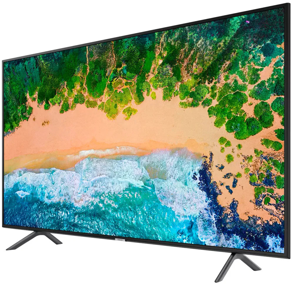 Телевизор Samsung 43" серия 7 UHD 4K Smart TV NU7100 черный — вид 2
