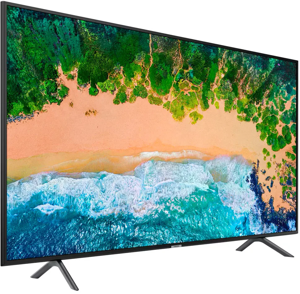 Телевизор Samsung 43" серия 7 UHD 4K Smart TV NU7100 черный — вид 3