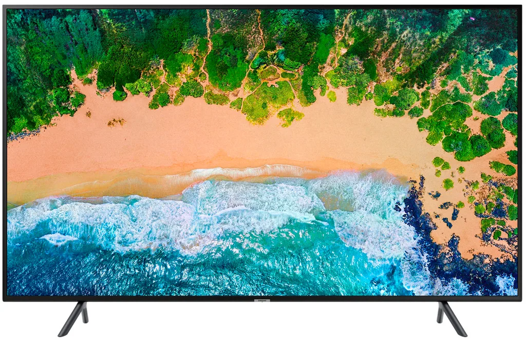 Телевизор Samsung 43" 4К смарт 4К, Процессор Crystal, Смарт-ТВ (2024) UE43NU7170UXRU