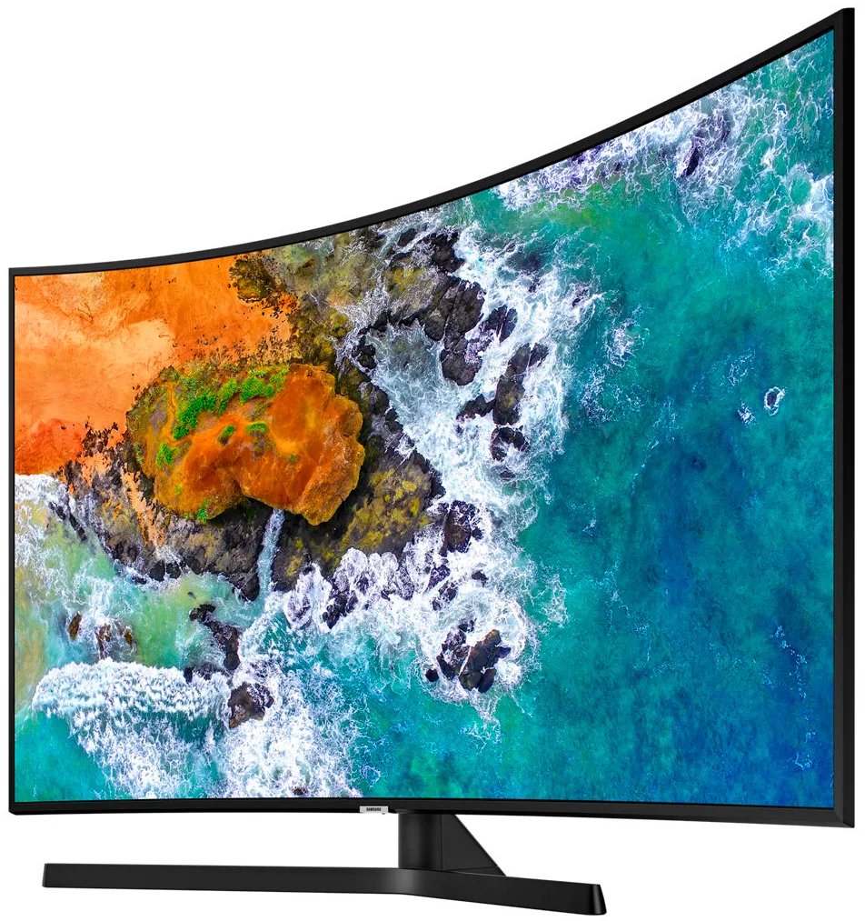 Телевизор Samsung 55" серия 7 UHD 4K Curved Smart TV NU7500 черный — вид 4