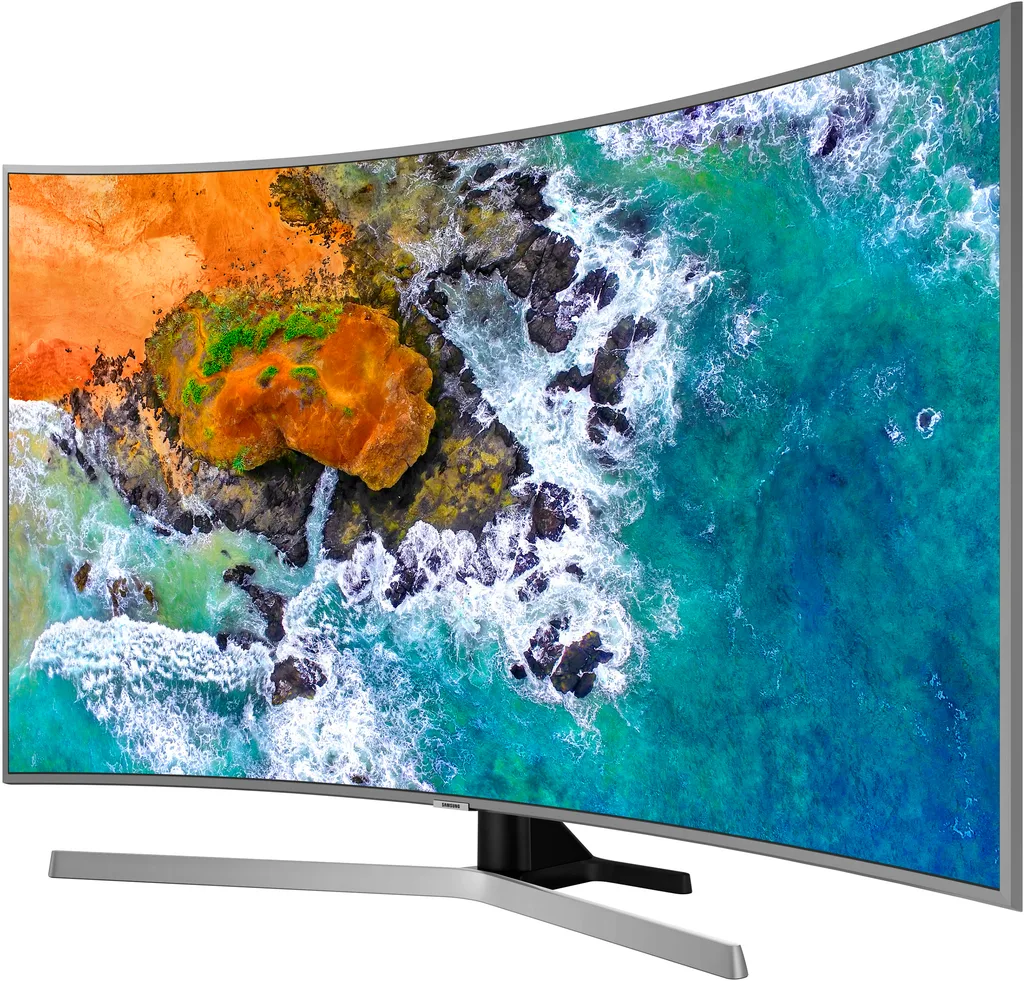 Телевизор Samsung 55" серия 7 UHD 4K Smart TV NU7670 серый — вид 2