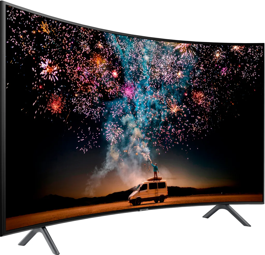 Телевизор Samsung 65" серия 7 UHD 4K Curved Smart TV RU7300 черный — вид 3