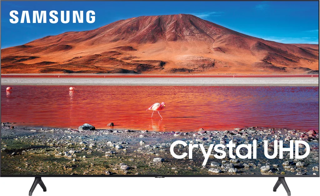 Телевизор Samsung 70" Crystal UHD TU7100 4К, Процессор Crystal, Смарт-ТВ (2020) UE70TU7100UXRU